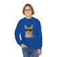 American Shorthair Silver Tabby Cat Wearing Sunglasses - Youth Sweatshirt