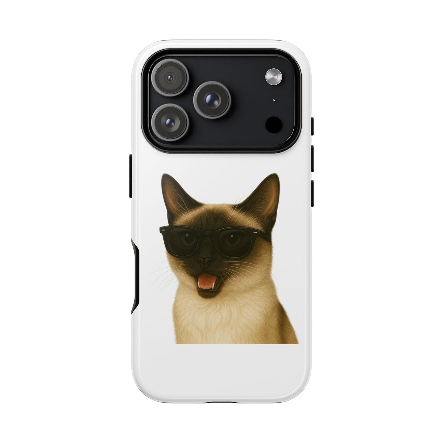 Siamese Cat Wearing Sunglasses - Tough Phone Case