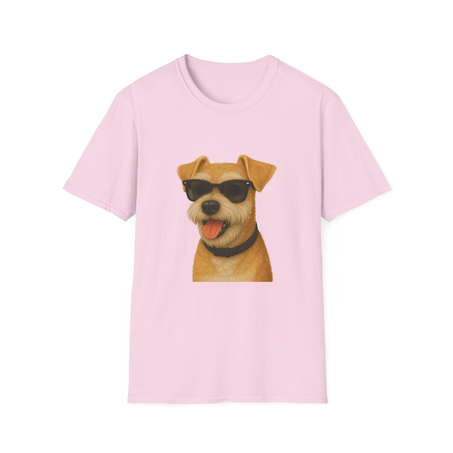 Miniature Schnauzer Wearing Sunglasses - Adult T-Shirt