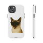 Siamese Cat Wearing Sunglasses - Tough Phone Case