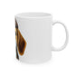 Beagle Wearing a Deerstalker Hat - Ceramic Mug