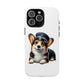 Corgi Wearing a Conductor's Hat - Tough Phone Case