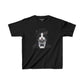 Tuxedo Cat Wearing Beret-  Youth T-shirt - Too Cute Pets