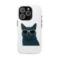Russian Blue Cat Wearing Sunglasses - Tough Phone Case