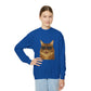 Maine Coon Cat Wearing Sunglasses - Youth Sweatshirt
