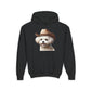 Maltese Wearing Cowgirl Hat Hooded Sweatshirt - Too Cute Pets