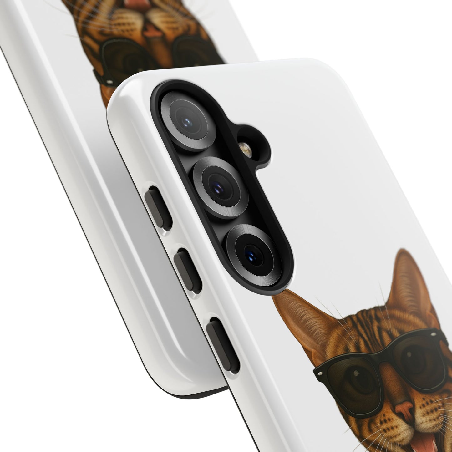 Bengal Cat Wearing Sunglasses - Tough Phone Case