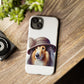Collie Wearing a Cloche Hat - Tough Phone Case
