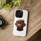Labrador Wearing a Tweed Flat Cap - Tough Phone Case