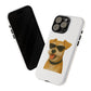 Miniature Schnauzer Wearing Sunglasses - Tough Phone Case
