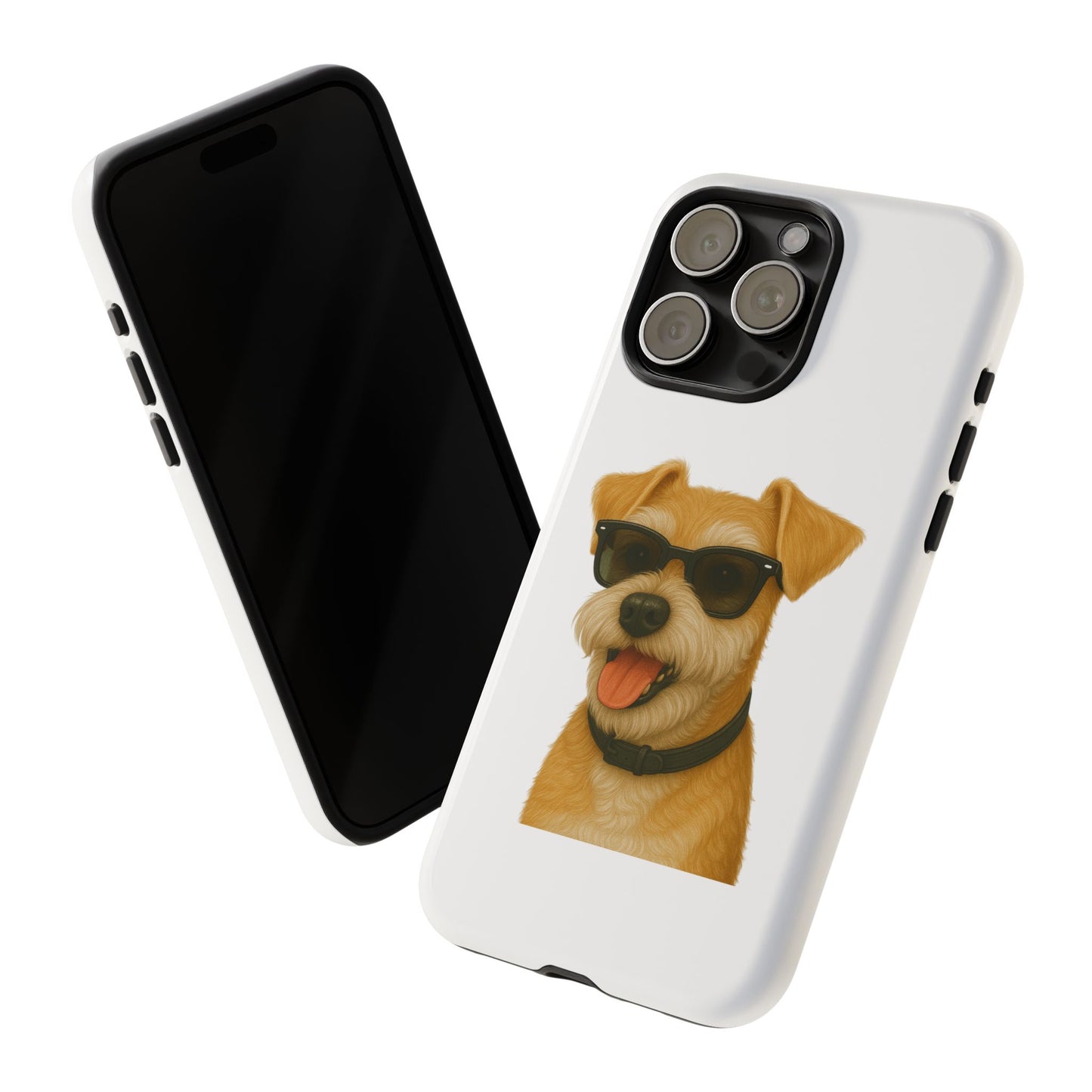 Miniature Schnauzer Wearing Sunglasses - Tough Phone Case