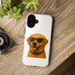 Golden Retriever Wearing Sunglasses - Tough Phone Case