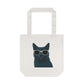 Russian Blue Cat Wearing Sunglasses Cotton Tote Bag