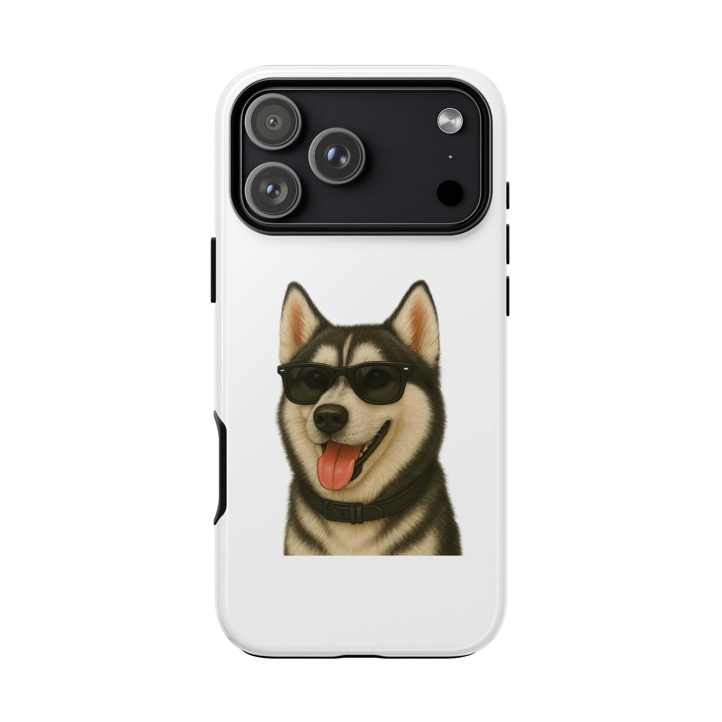 Siberian Husky Wearing Sunglasses - Tough Phone Case