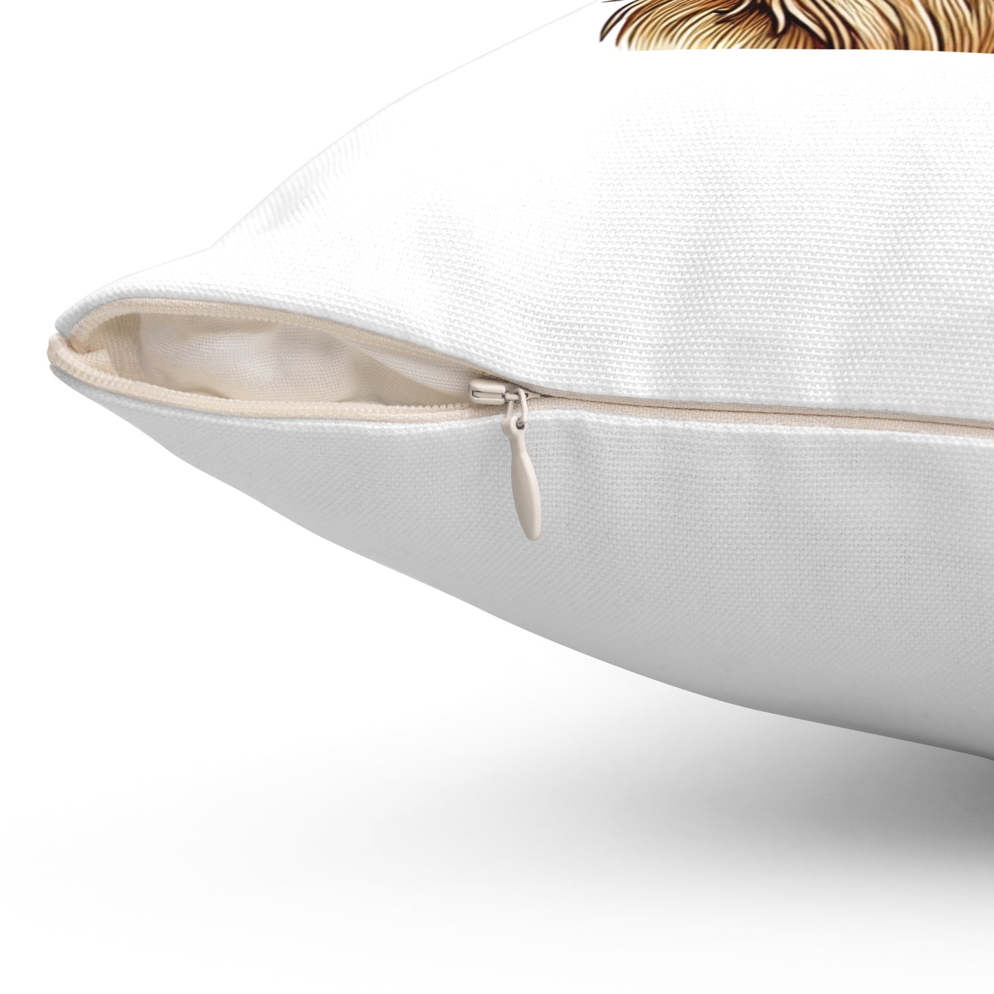 Golden Retriever Wearing a Newsboy Cap - Throw Pillow