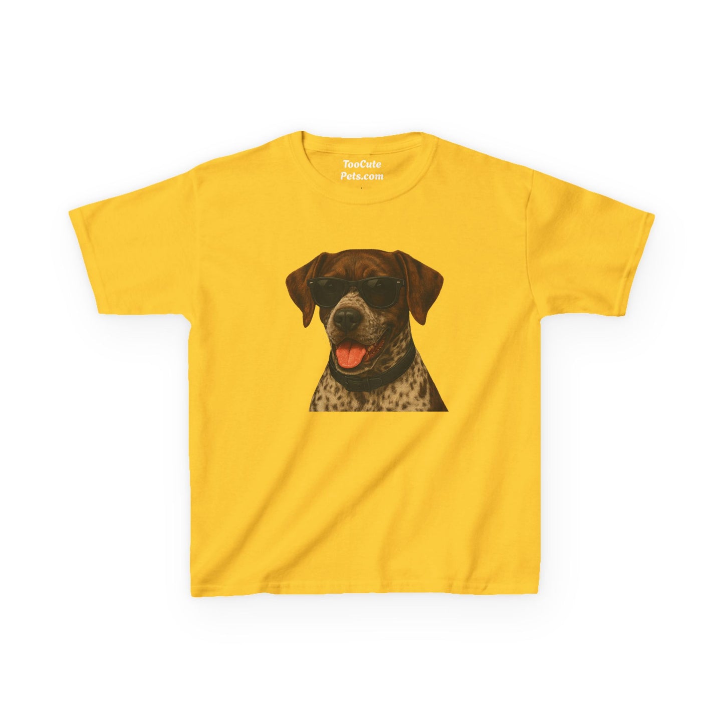 German Shorthaired Pointer Wearing Sunglasses - Kids Tee