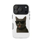 Gray Cat Wearing Sunglasses - Tough Phone Case