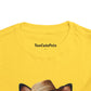Cattle Dog Puppy Wearing Bandana & Straw Hat Toddler Tee - Too Cute Pets