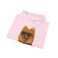 Pomeranian Wearing Sunglasses - Adult Hoodie