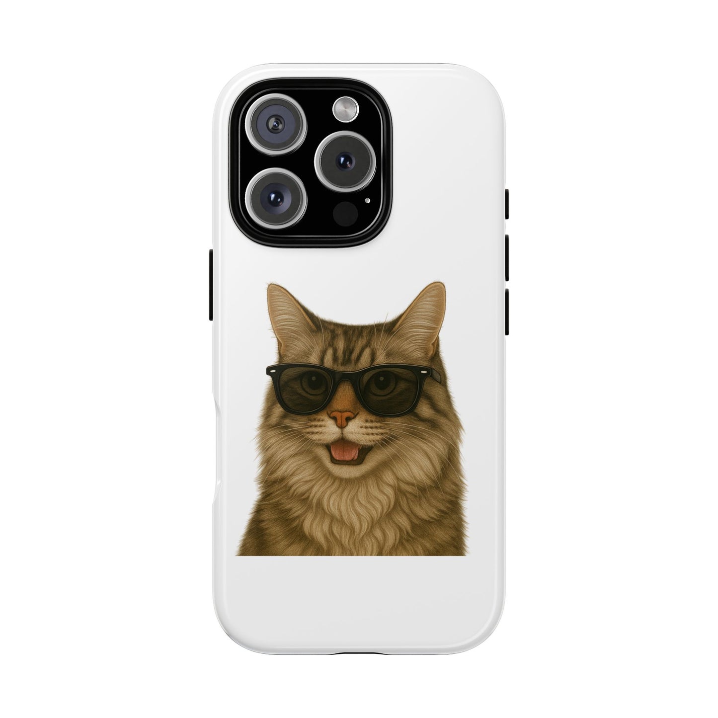 Siberian Cat Wearing Sunglasses - Tough Phone Case