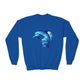 Neptune The Dolphin Youth Crewneck Sweatshirt - Comfy and Cute Style for Kids
