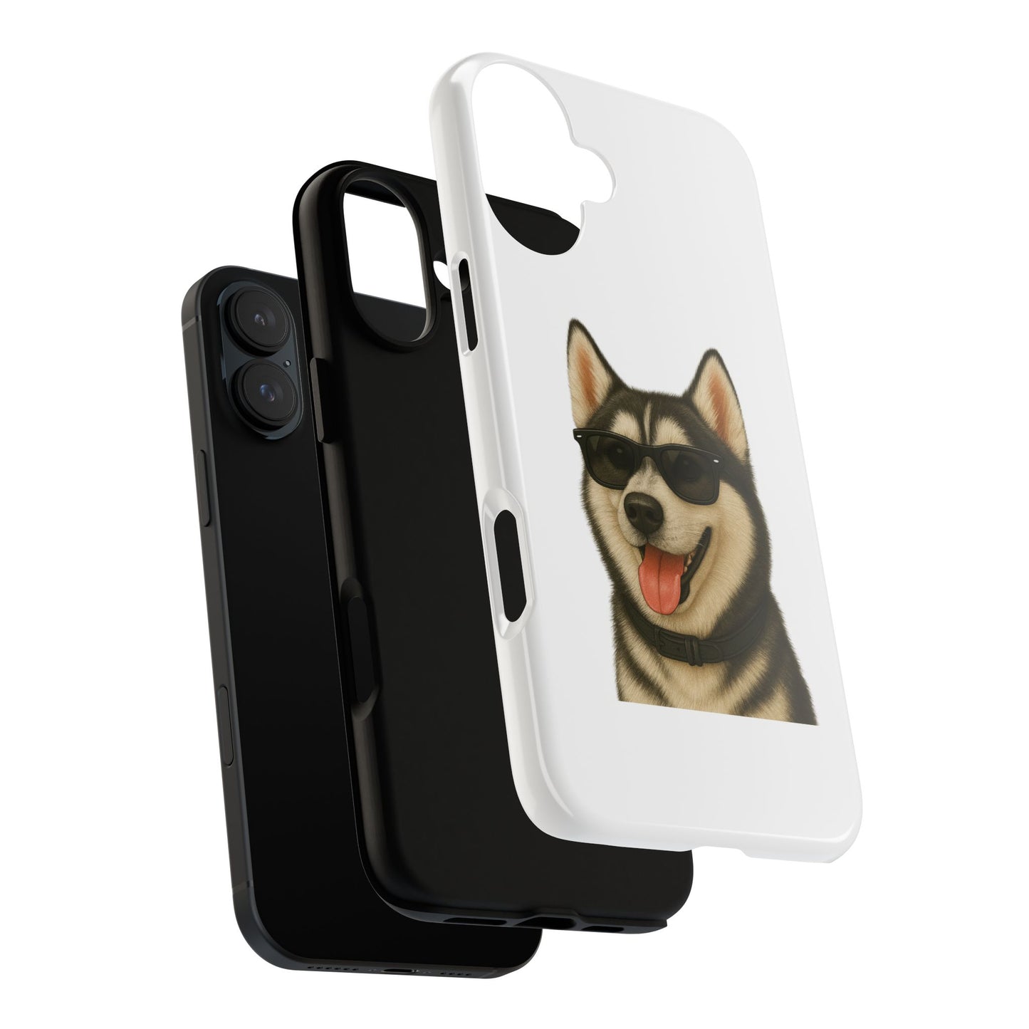 Siberian Husky Wearing Sunglasses - Tough Phone Case