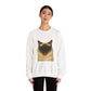 Ragdoll Cat Wearing Sunglasses - Adult Crewneck Sweatshirt