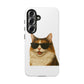 Calico Cat Wearing Sunglasses - Tough Phone Case