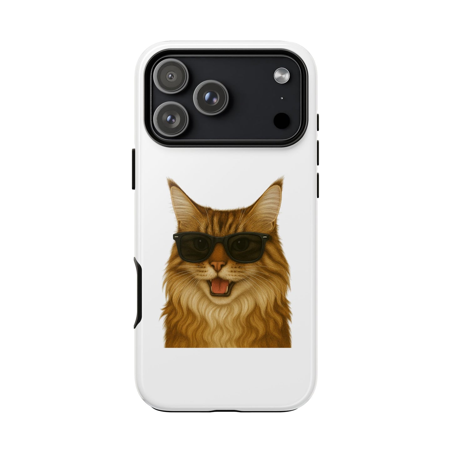 Maine Coon Wearing Sunglasses - Tough Phone Case
