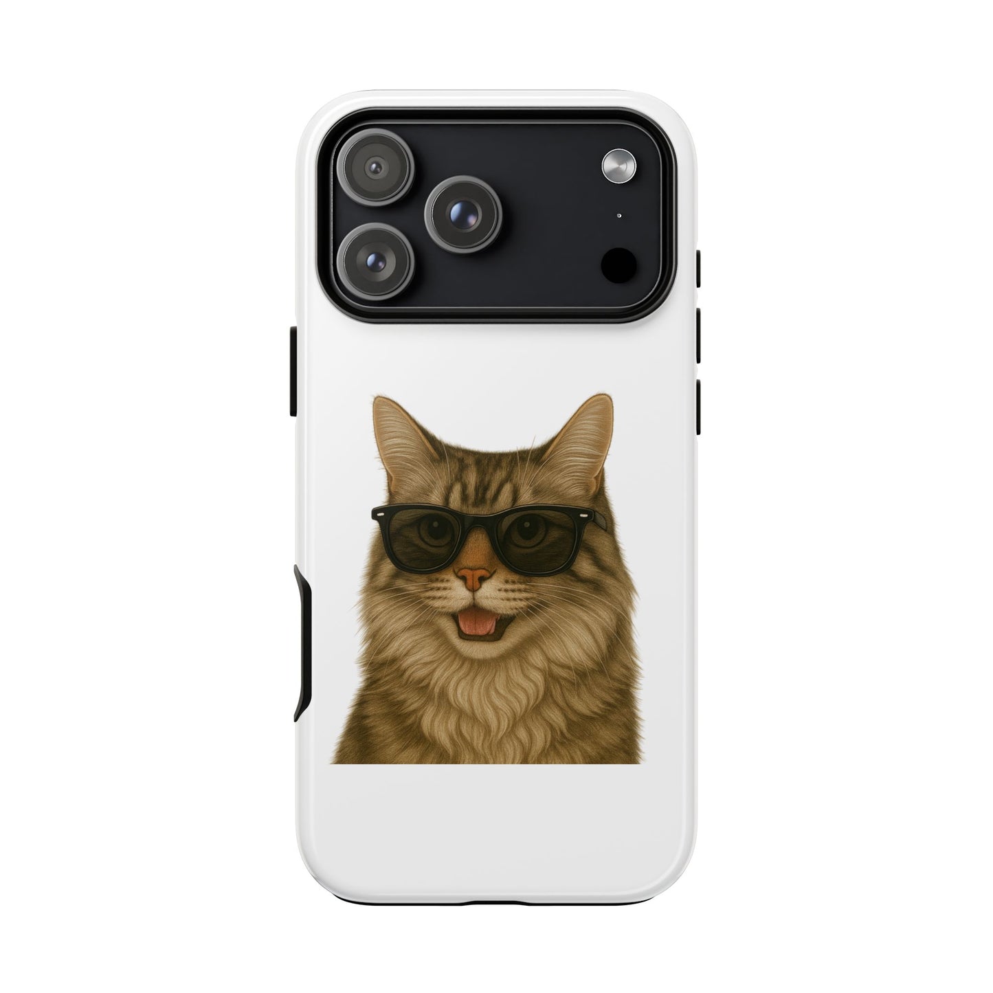 Siberian Cat Wearing Sunglasses - Tough Phone Case