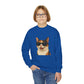 Calico Domestic Shorthaired Cat Wearing Sunglasses - Youth Sweatshirt