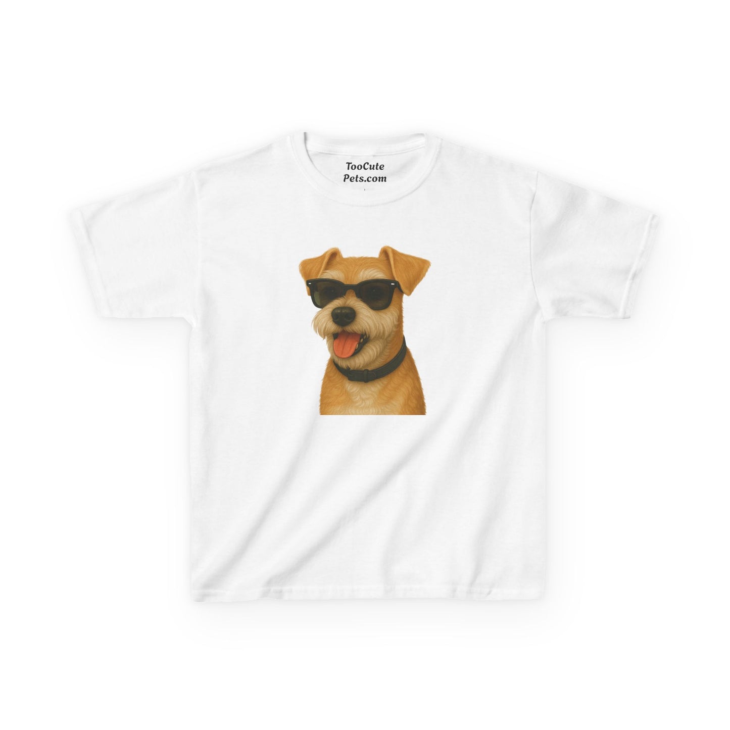 Mini Schnauzer Wearing Sunglasses - Kids Tee