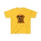 Golden Retriever Wearing Sunglasses - Kids Tee