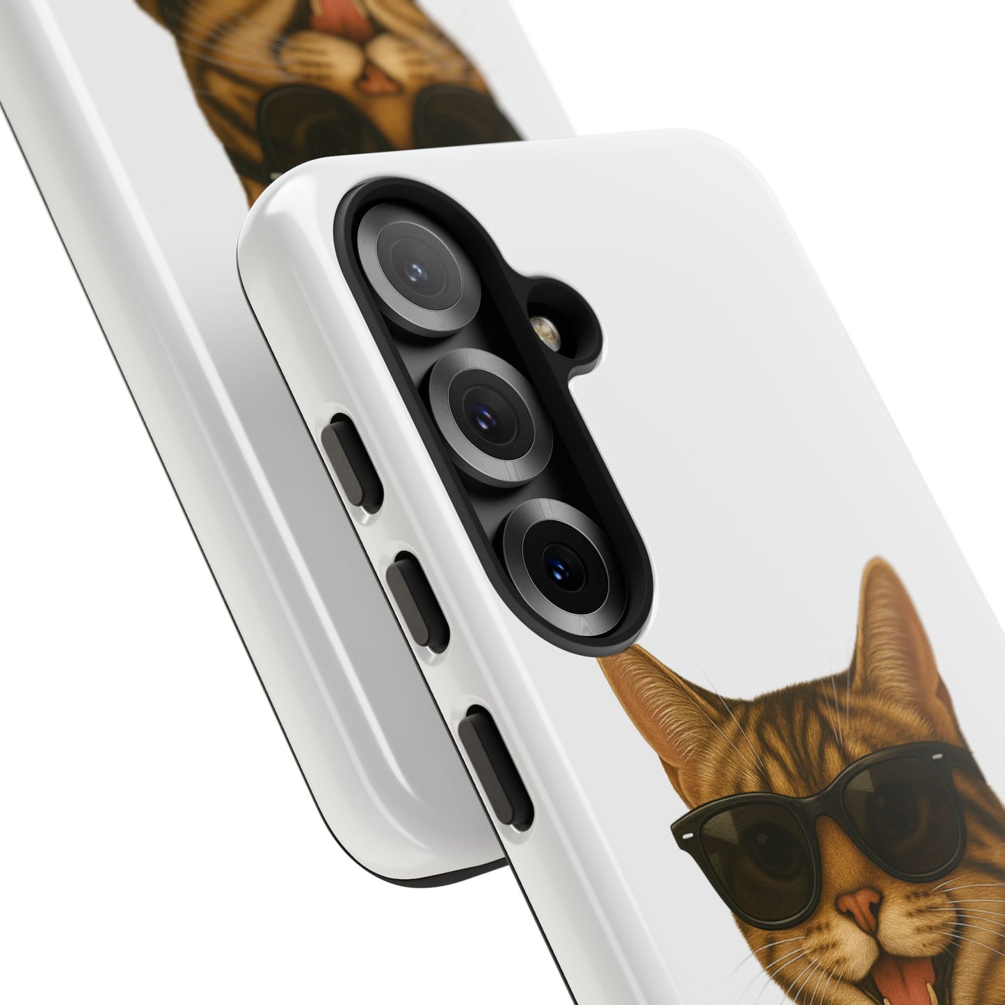 Tabby Cat Wearing Sunglasses - Tough Phone Case