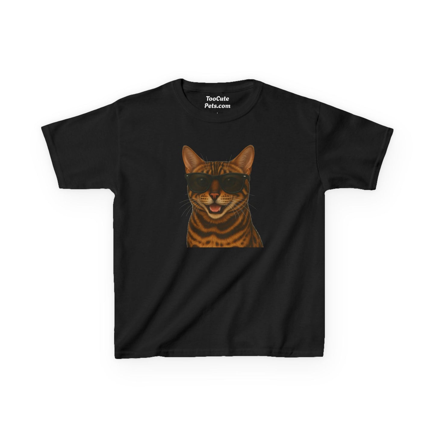 BengalCat Wearing Sunglasses - Kids Tee