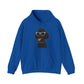 Black Poodle Wearing Sunglasses - Adult Hoodie