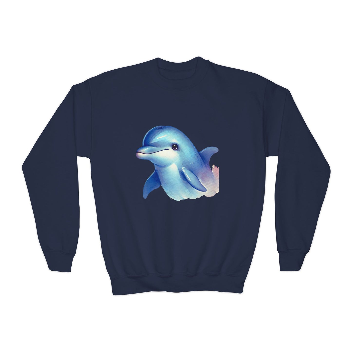 BayStar The Dolphin Youth Crewneck Sweatshirt - Comfy and Cute Style for Kids
