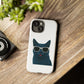 Russian Blue Cat Wearing Sunglasses - Tough Phone Case