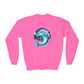 Luna The Dolphin Youth Crewneck Sweatshirt - Comfy and Cute Style for Kids