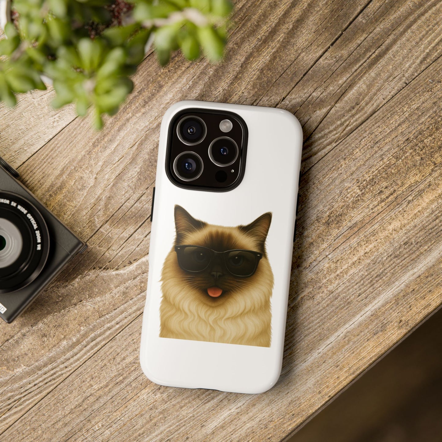 Ragdoll Cat Wearing Sunglasses - Tough Phone Case