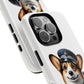 Corgi Wearing a Conductor's Hat - Tough Phone Case