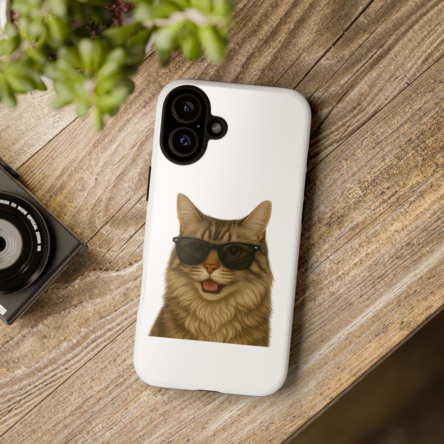 Siberian Cat Wearing Sunglasses - Tough Phone Case