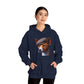 Basenji Wearing Tweed Flat Cap - Adult Hoodie - Too Cute Pets