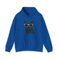 Russian Blue Cat Wearing Sunglasses - Adult Hoodie