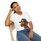 Dashing Vizsla Wearing A Campaign Hat- Adult T-Shirt - Too Cute Pets