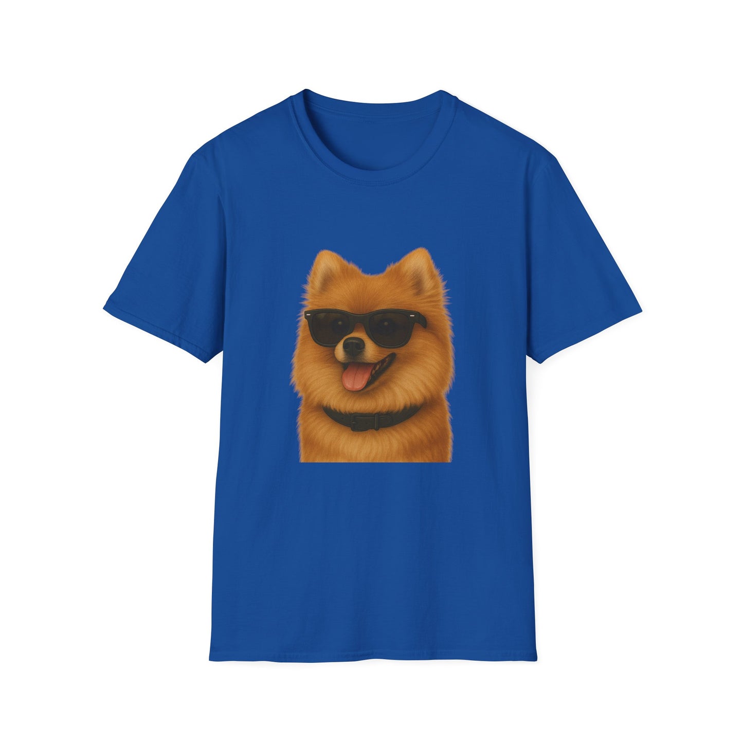 Pomeranian Wearing Sunglasses - Adult T-Shirt