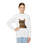 Domestic Shorthaired Tabby Cat Wearing Sunglasses - Youth Sweatshirt