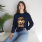 Golden Retriever In Newsboy Hat - Adult Crewneck Sweatshirt - Too Cute Pets