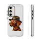 Vizsla Wearing a Campaign Hat - Tough Phone Case