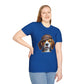 Smiling Beagle Wearing A Deerstalker Hat - Adult T-Shirt - Too Cute Pets